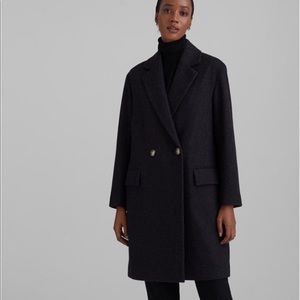 Club Monaco - Relaxed Double-Breasted Coat (Grey)